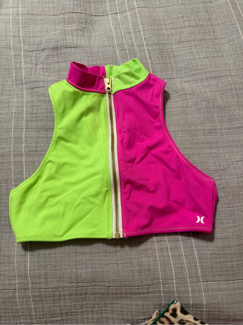 LoveShackFancy x Hurley bathing suit top